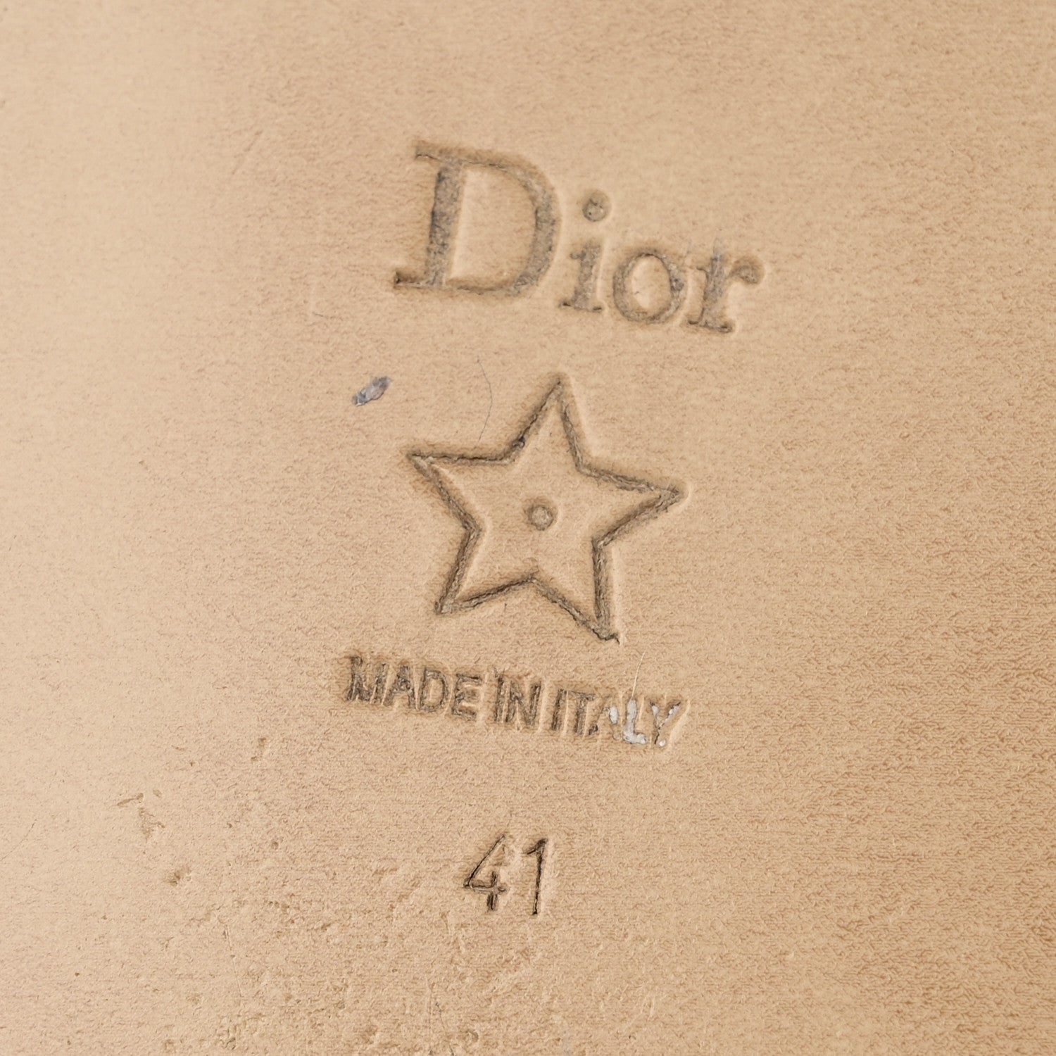 Christian Dior Straw Embroidered Dway Flat Slide Sandals 41