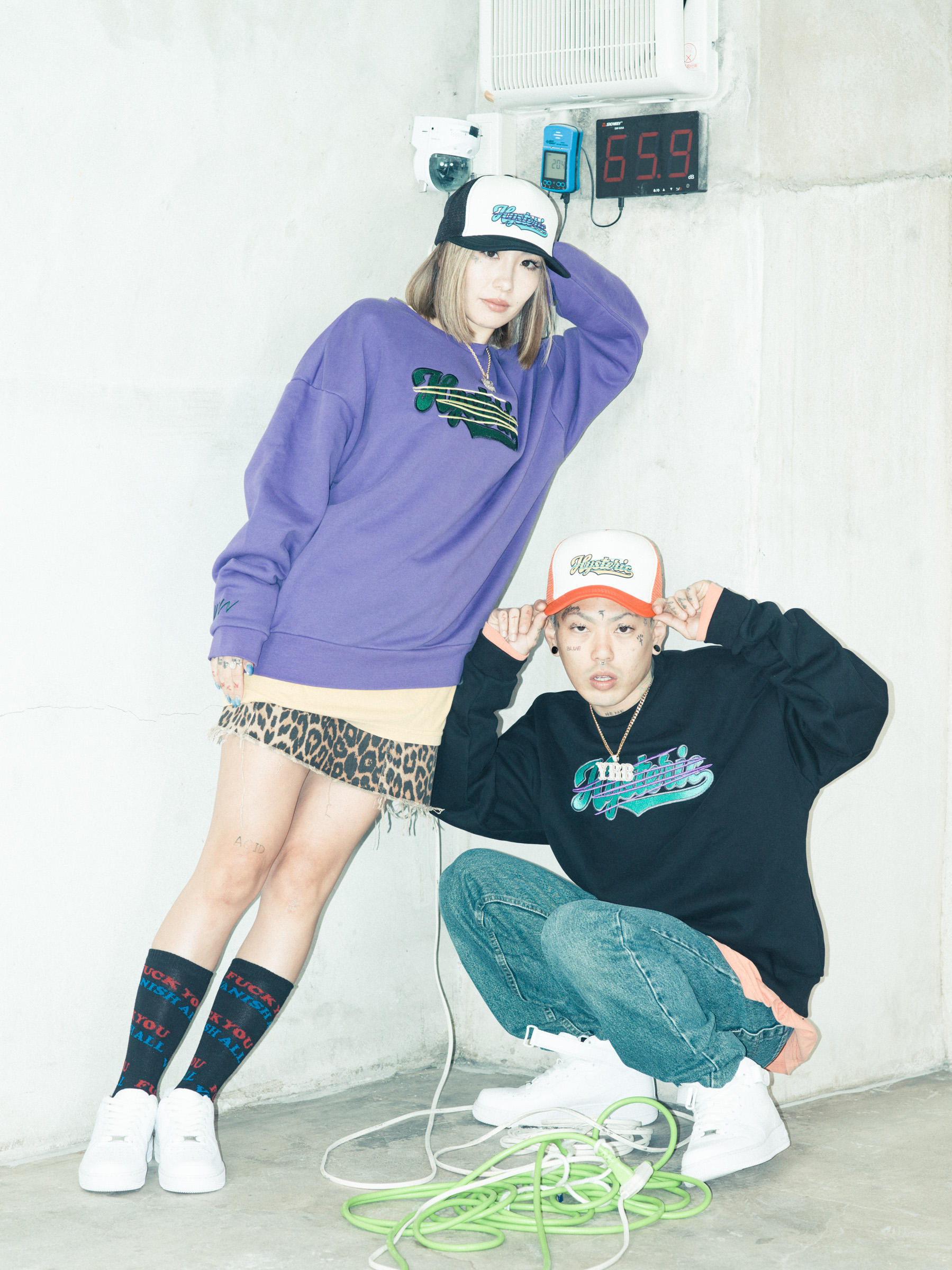 genzaiとヒステリックグラマーがコラボ 宇宙との交信などを表現した