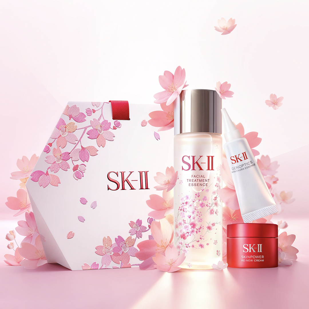 SK-IIが桜デザインの数量限定コフレ発売 桜をテーマに巡回する