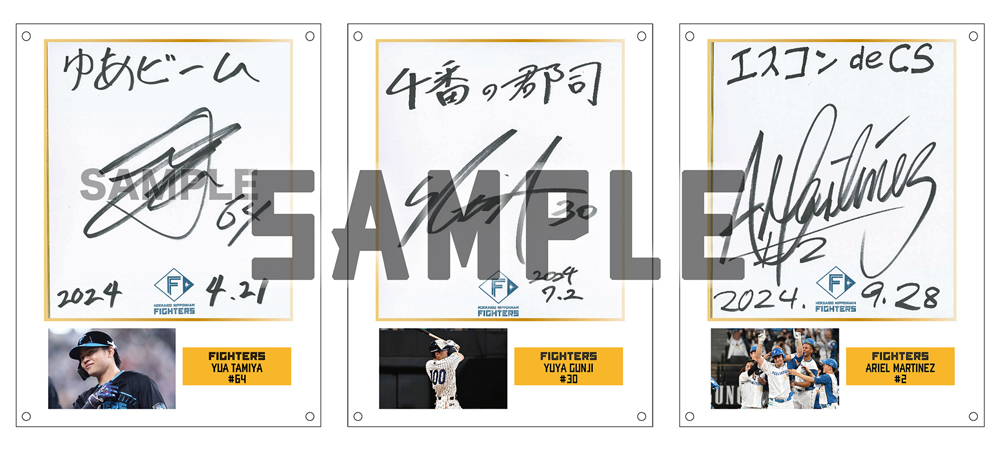 2024シーズンを振り返る「直筆サインプレート」発売！Today's HERO