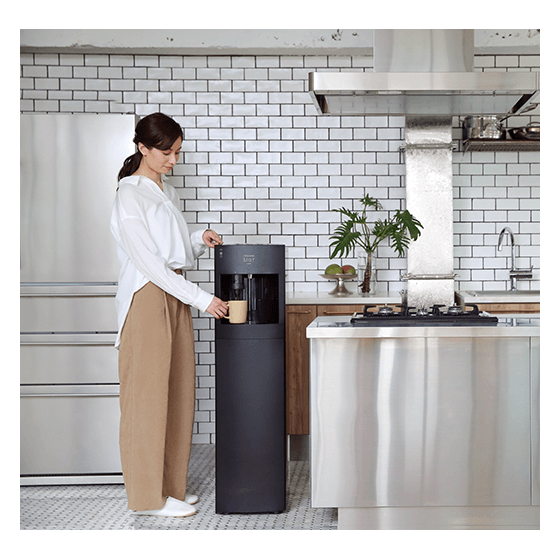 コーヒーメーカー一体型ウォーターサーバー｜Slat+cafe（スラット+