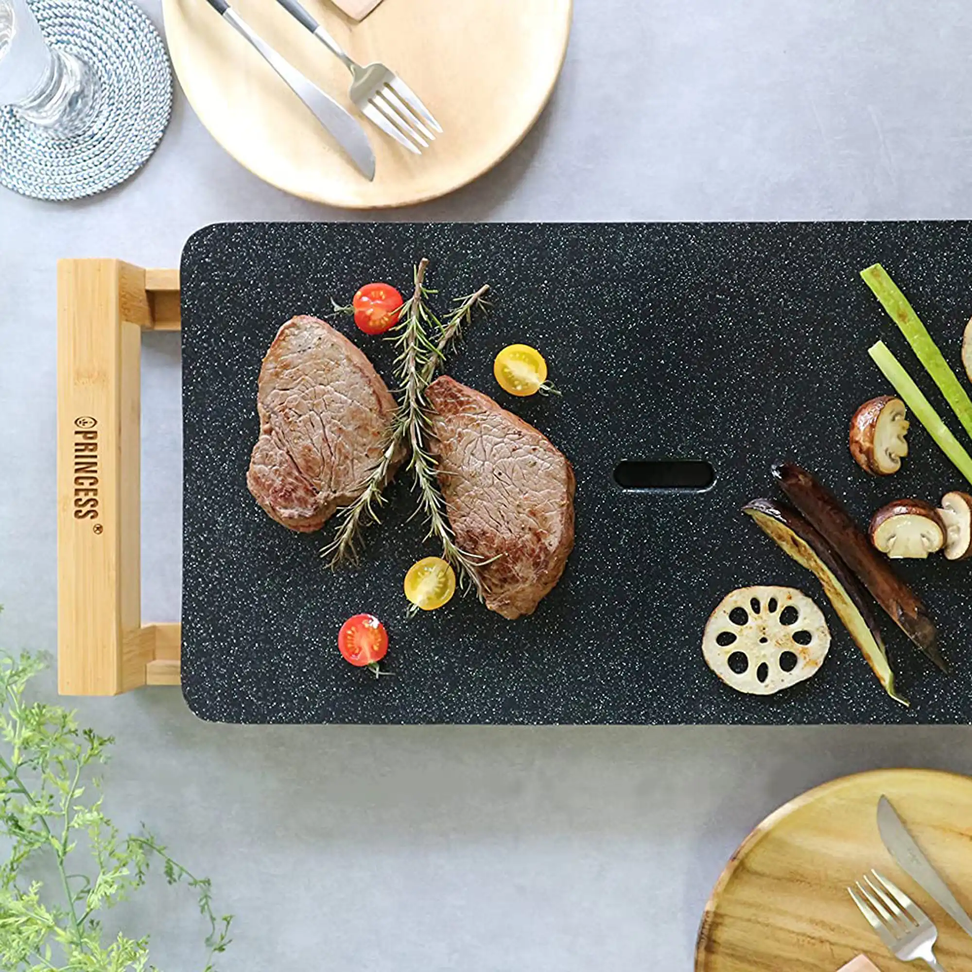 プリンセス PRINCESS テーブルグリルストーン ブラック / フジオー