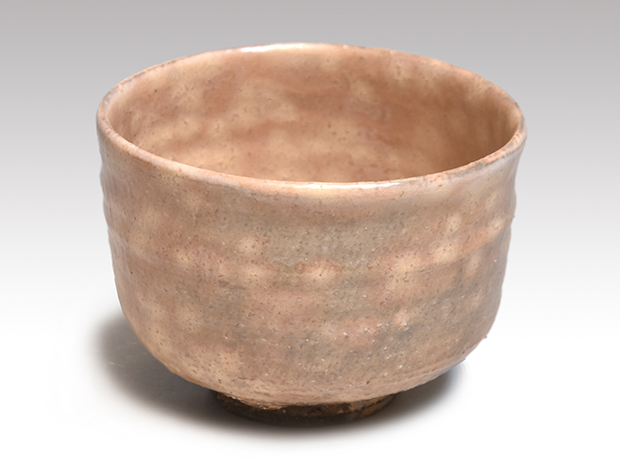 萩茶碗 銘「梅か香」 十五代 坂倉新兵衛(作) 官休庵 有隣斎箱書 共箱