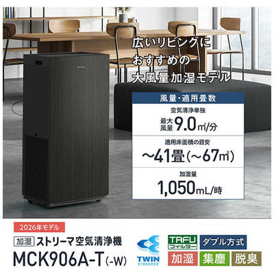 ダイキン DAIKIN 加湿空気清浄機 ストリーマ 空気清浄:41畳まで 加湿