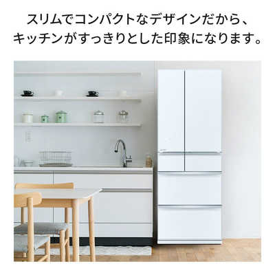 三菱 MITSUBISHI 冷蔵庫 6ドア 608L 中だけひろびろ大容量 WZシリーズ