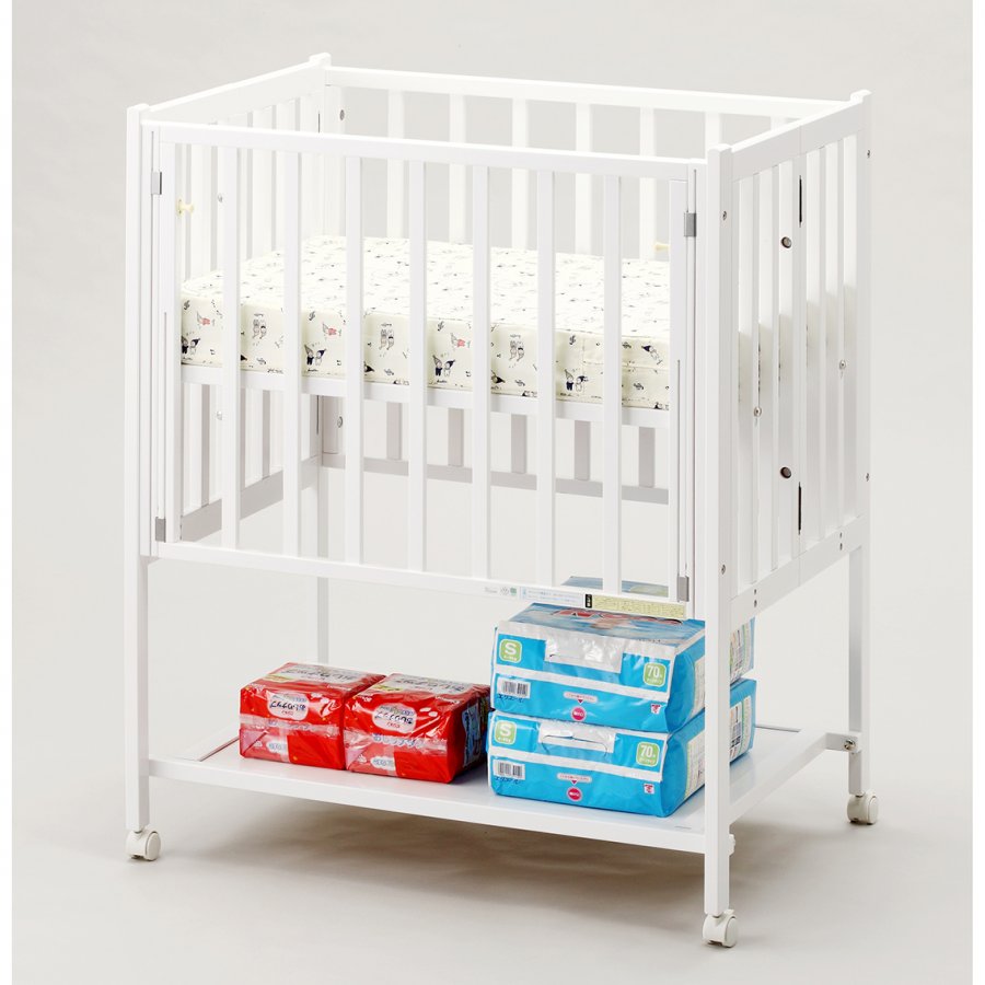 美品】KATOJI カトージ ベビーベッド +コンパクトベッド 日本製