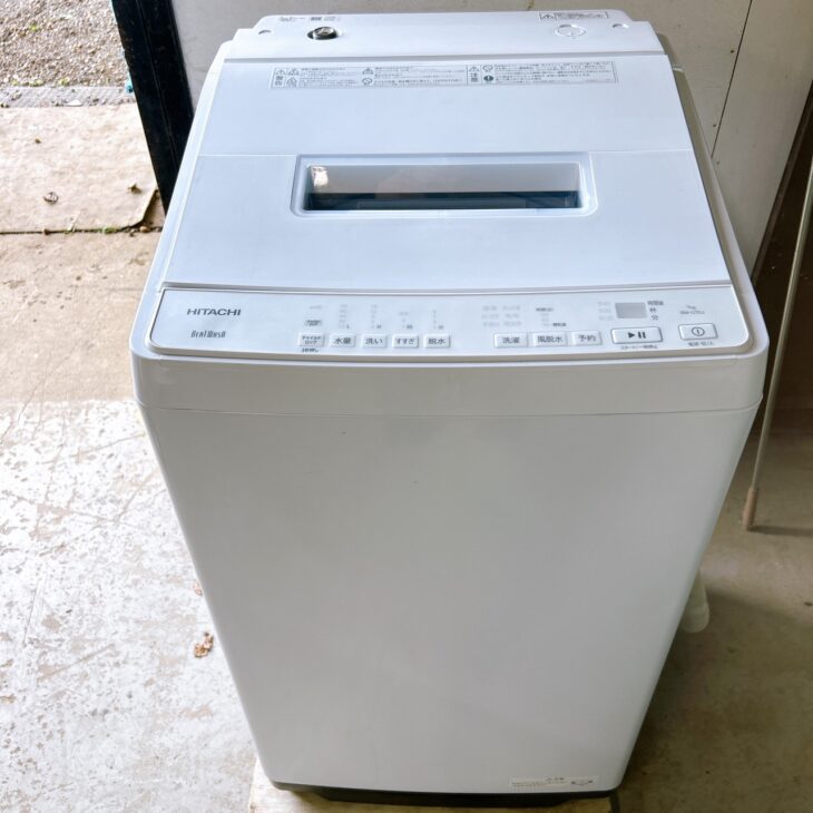 守口市でHITACHI全自動洗濯機BW-G70Jを出張買取｜2023年製7kgモデルを