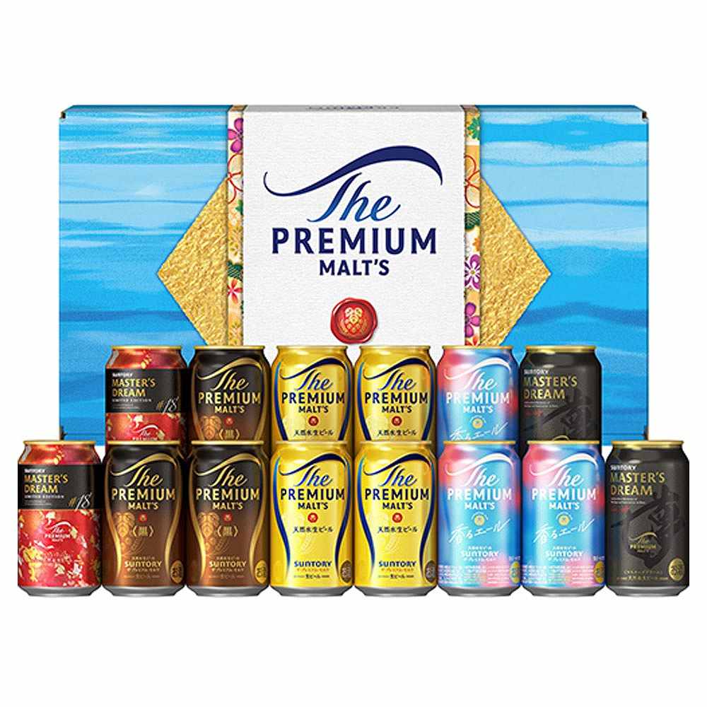 ギフトセット〕サントリー ザ・プレミアム・モルツ 5種セット 計14缶