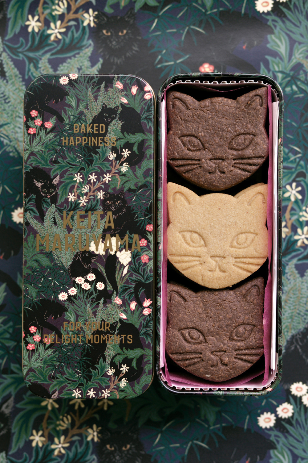 期間限定】詰合せクッキー缶 HALF (CHAT NOIR)｜KEITAMARUYAMA