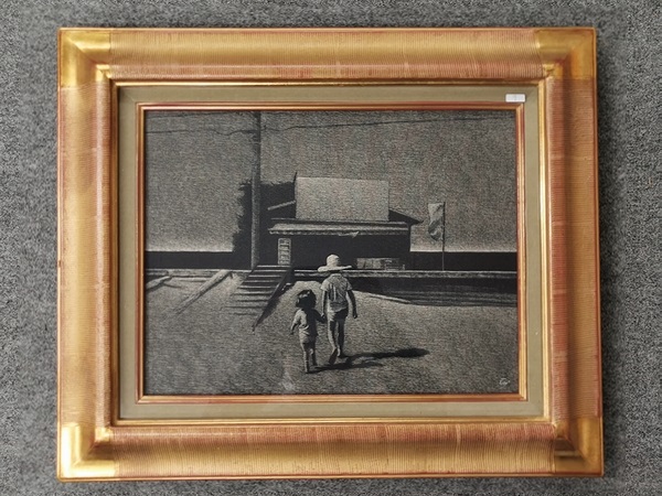 東京都目黒区南にて八島正明、堀田高の油彩画、反物など。｜六角堂