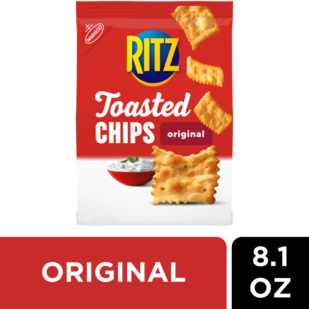 RITZ Toasted Chips Original Crackers, 8.1 oz - Metro Market