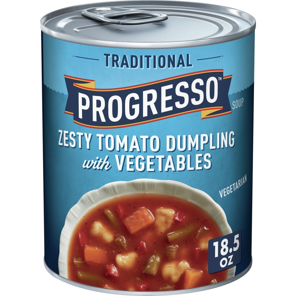 Progresso Traditional Zesty Tomato Dumpling with Vegetables Soup