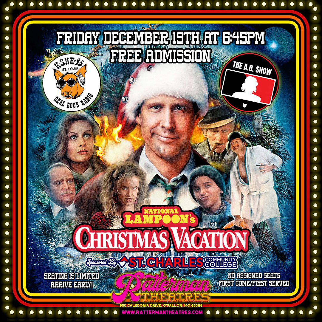 A.D.'s Christmas Vacation Movie Night @ Ratterman Theatres **SOLD