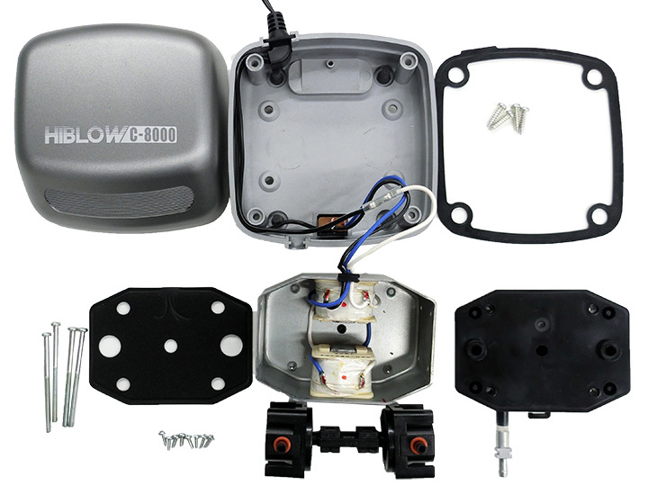 C-8000＋＜エアーポンプ,観賞魚用器具類,屋内用＞｜ハイブロー・エアー