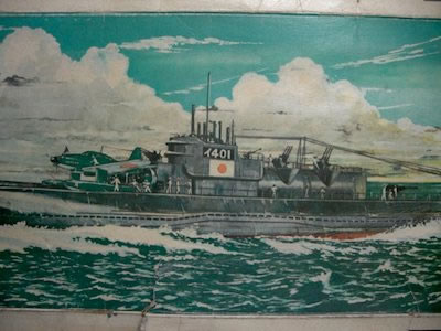 木製模型 1/160 潜水艦「伊401」