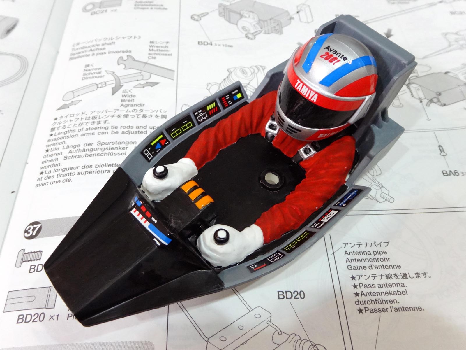 アバンテドライバー 作成中 アバンテ2001のドライバーを塗装する