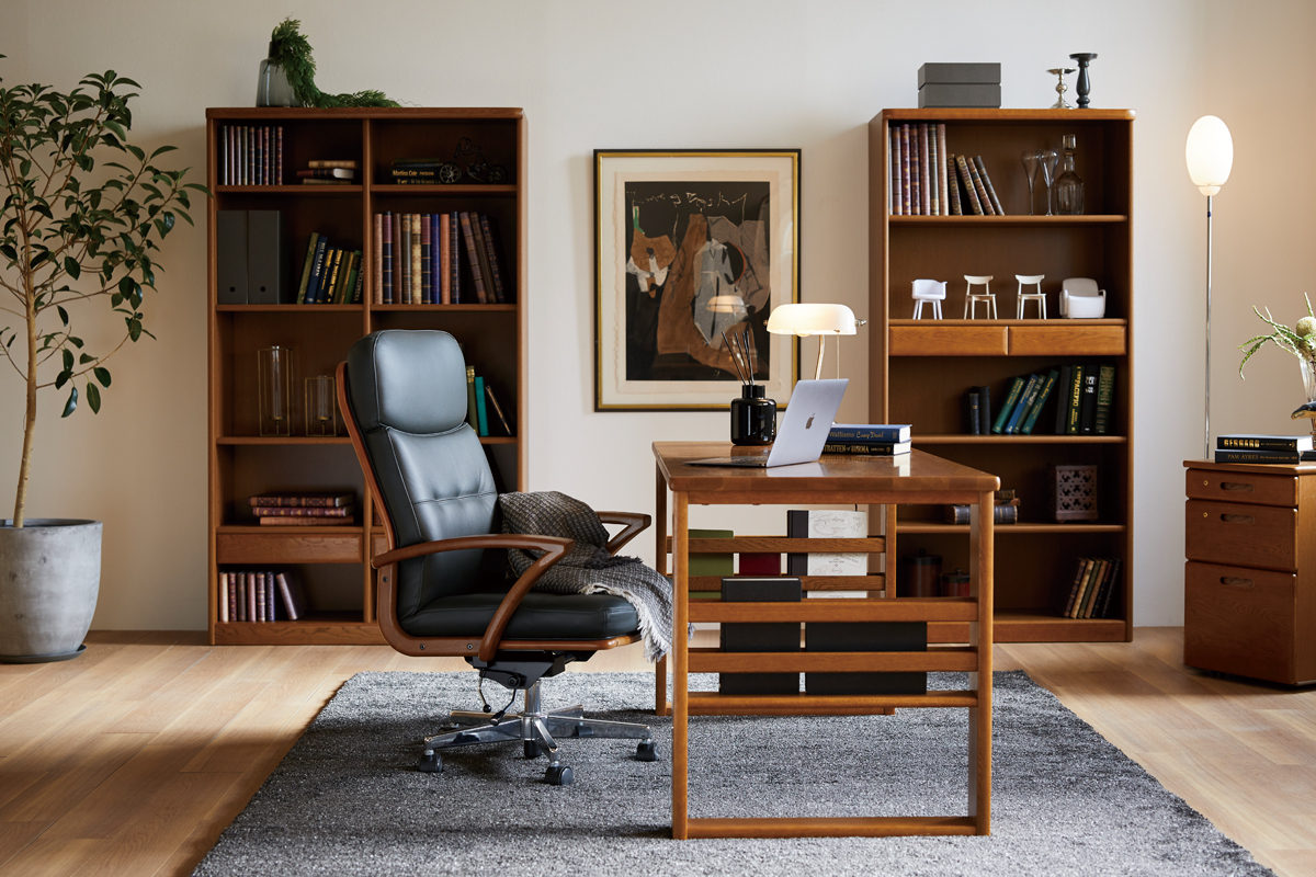 No.2000デスクユニット｜書斎デスク｜製品一覧｜浜本工芸株式会社