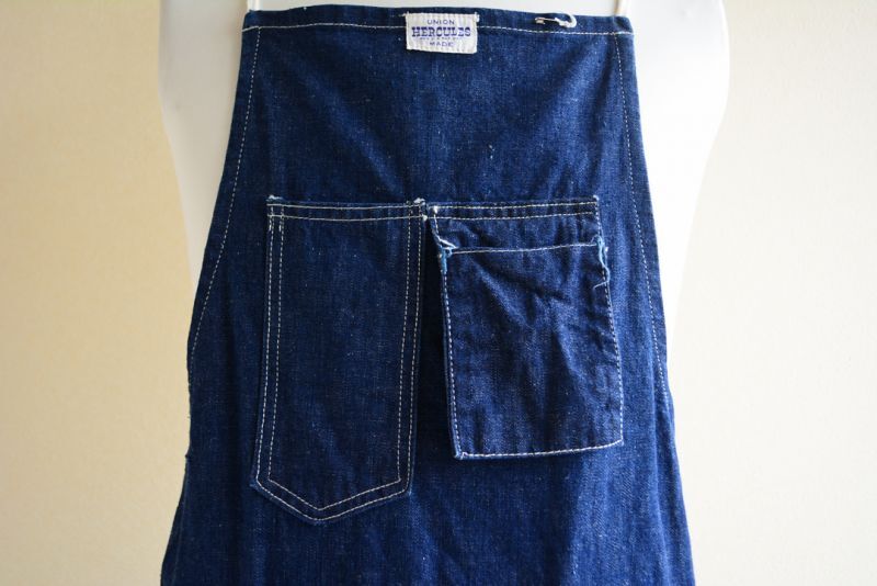 1950s HERCULES デニムエプロン - 古着屋HamburgCafe