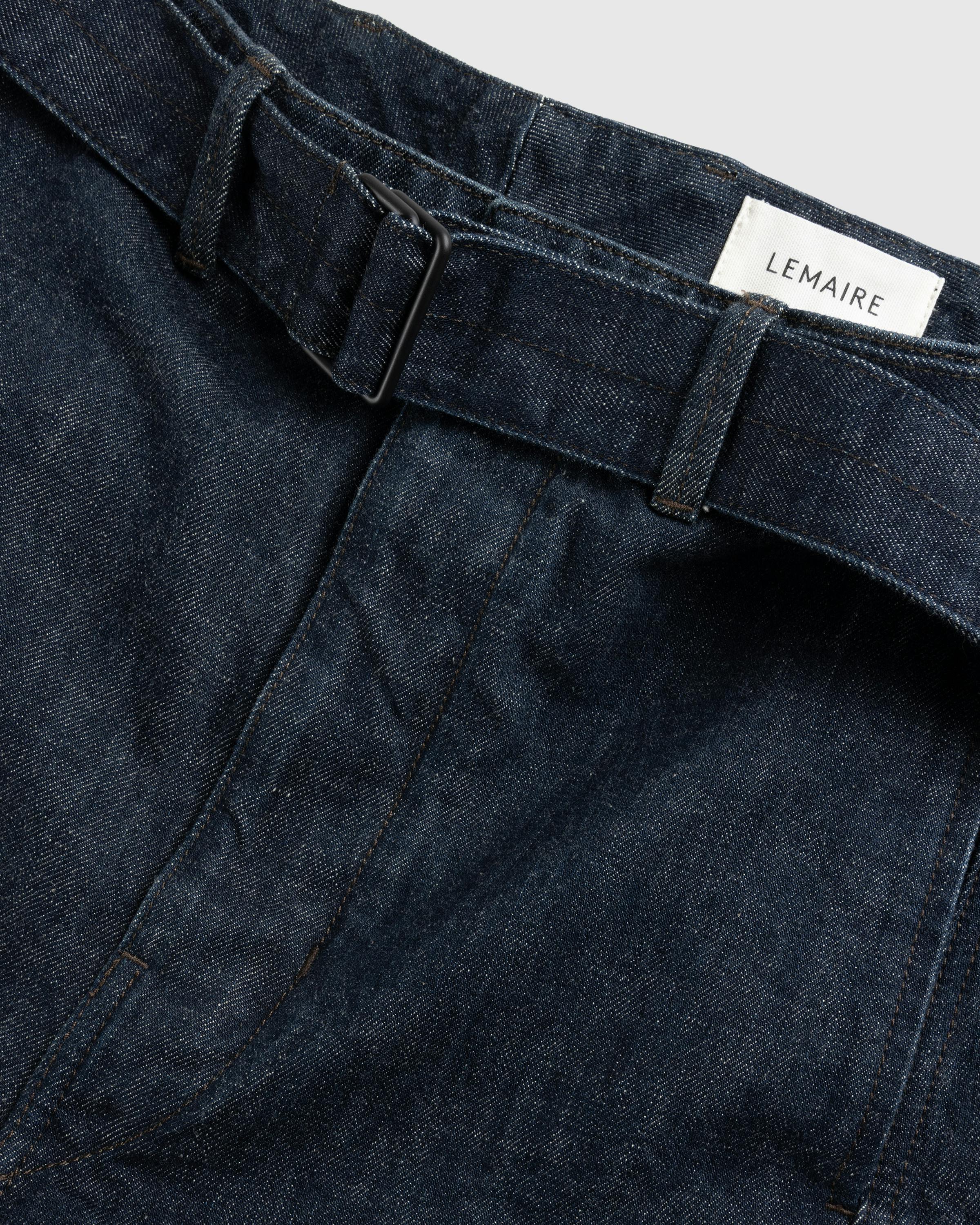 Lemaire – Twisted Belted Pants Denim Indigo