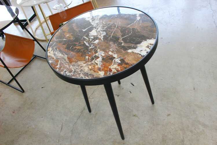 TA-2660 高級大理石サイドテーブル｜直径45cm