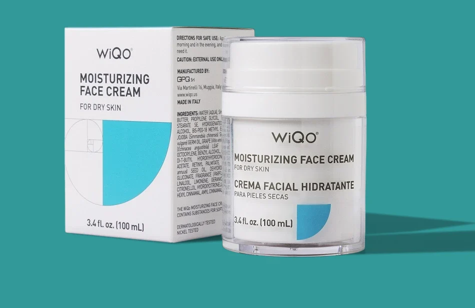 WiQo Moisturizing Face Cream for Dry Skin 3.4oz 100 ML