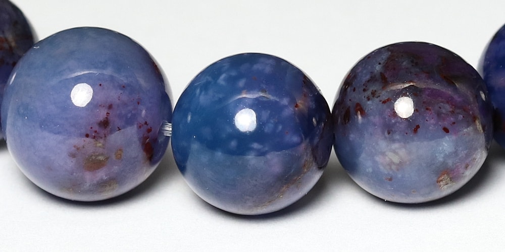 レアカラー・高品質]ブルースギライトブレスレット（約13mm玉） - 埼玉