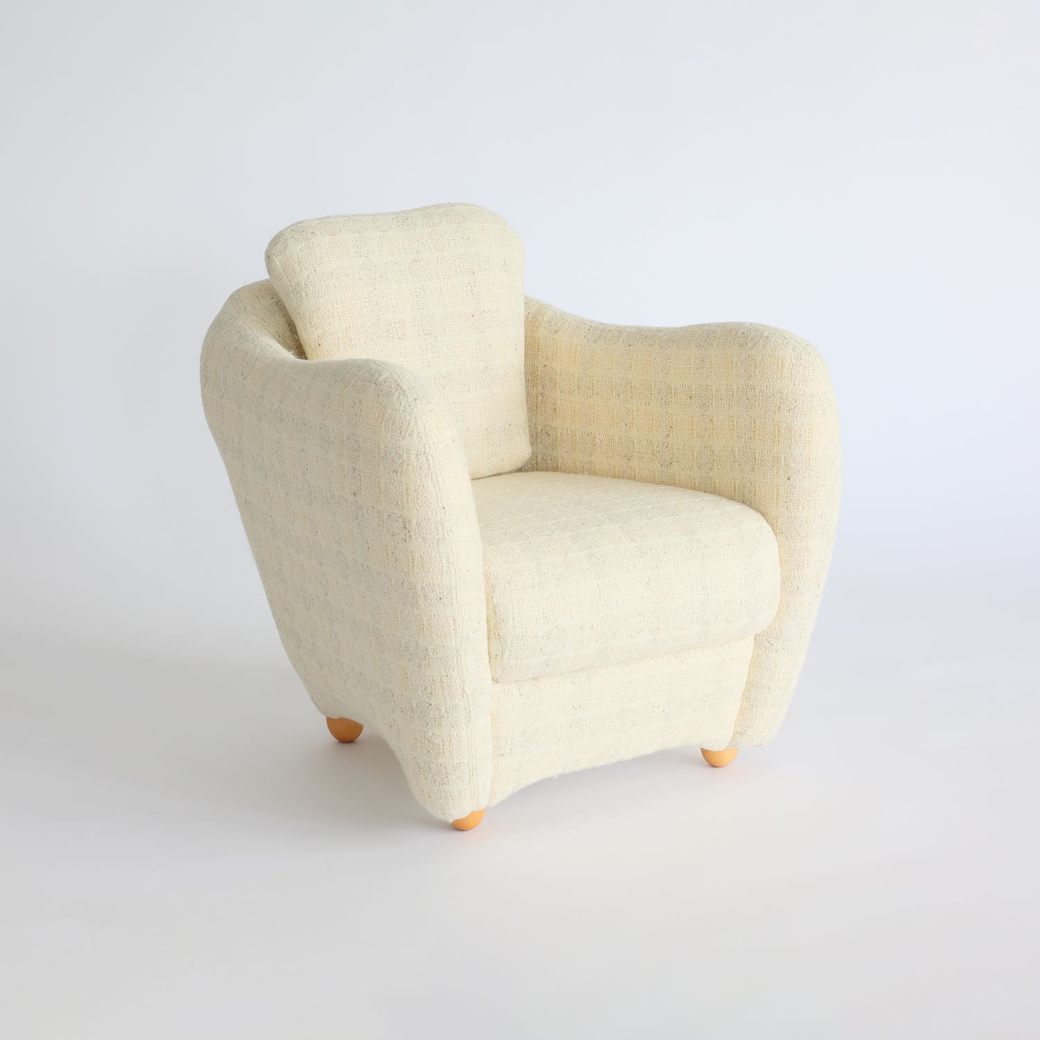 数量限定】 MINI MILLER ARM CHAIR × kijinokanosei jyugoya Ivory｜1