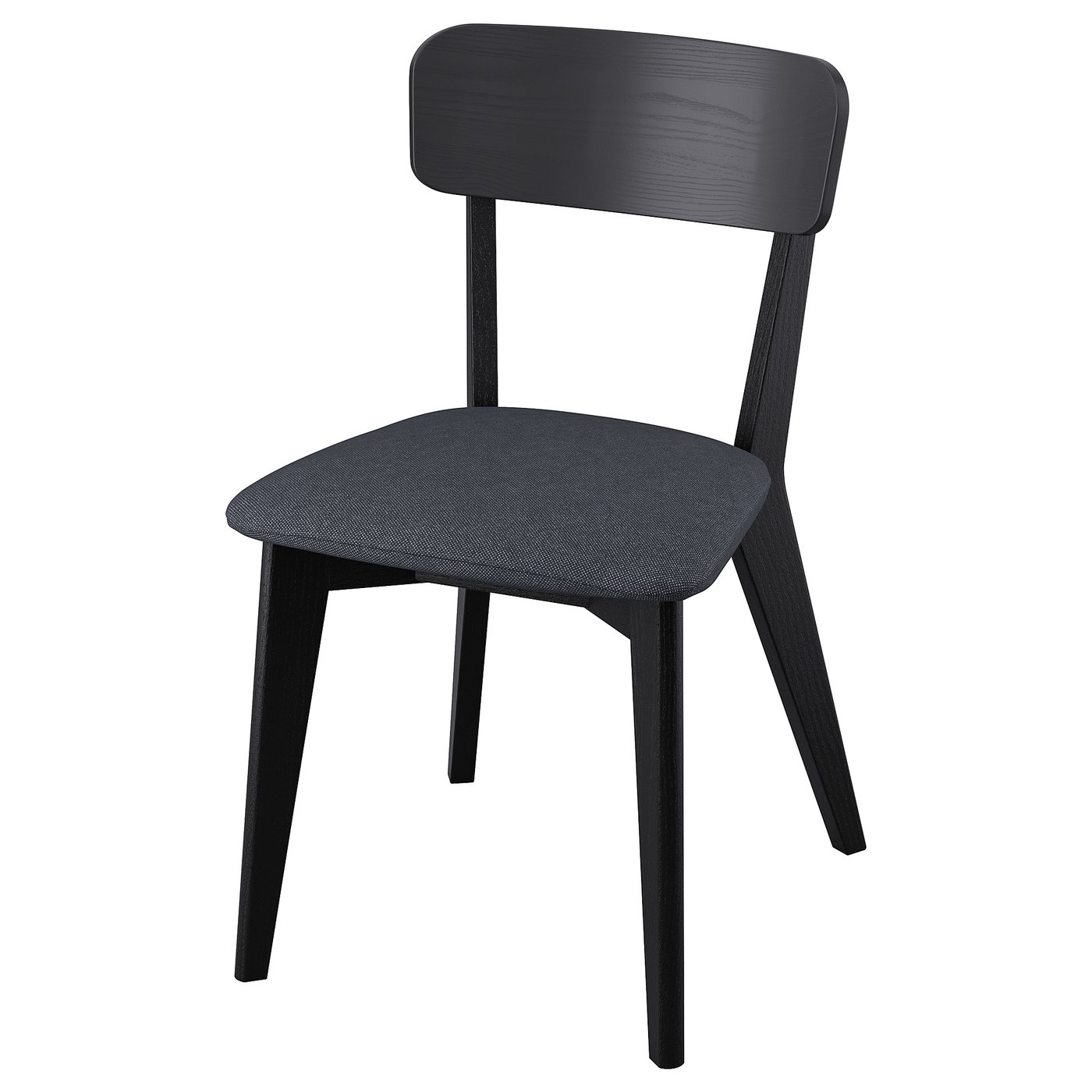LISABO chair, black/Tallmyra black/gray - IKEA