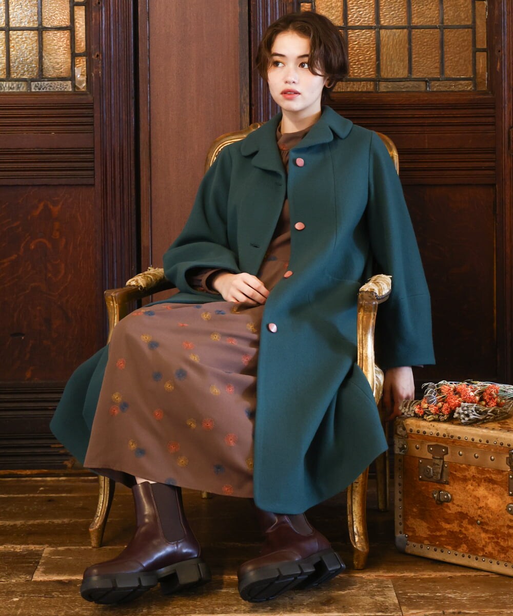 ウールモッサロングコート(その他のコート・ブルゾン) | Jocomomola