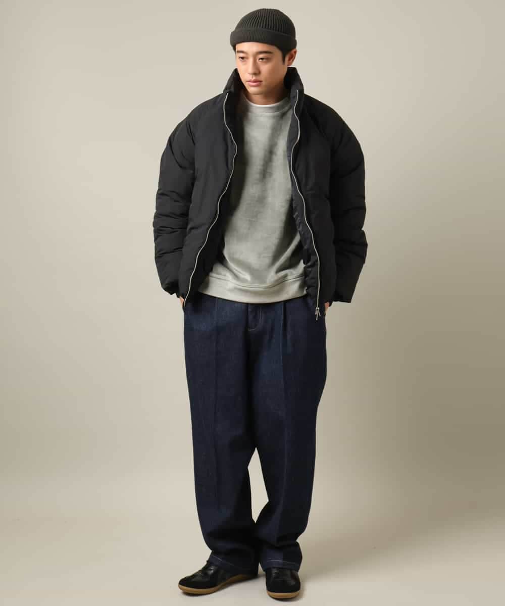 撥水】中綿ワイドシルエットブルゾン(ダウンジャケット・コート