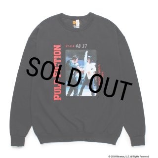 WACKO MARIA/PULP FICTION / SWEAT SHIRT（BLACK）［クルーネック