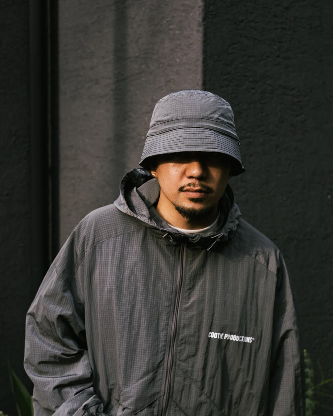 COOTIE PRODUCTIONS/Nylon Ripstop Training Jacket（Gray）［ナイロン