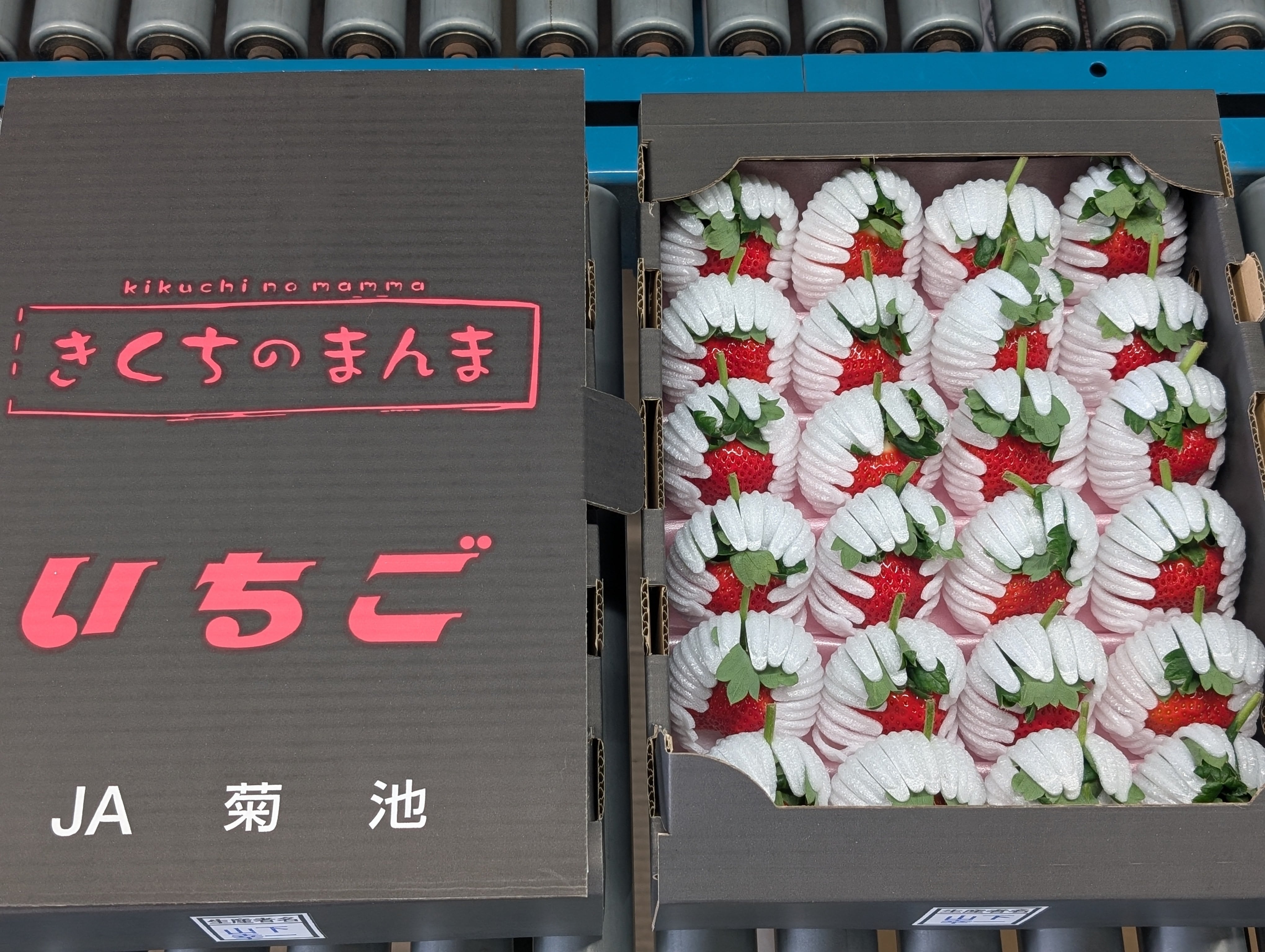 糖蜜使用の「こだわりいちご」 ひのしずく: きくちのまんまJAタウン