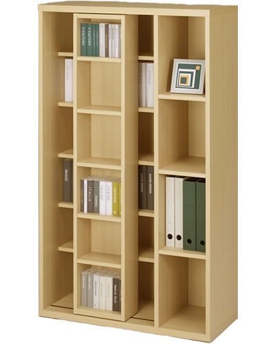 シンプルスライド書棚｜家具・通販 K-Style.（スライド書棚）