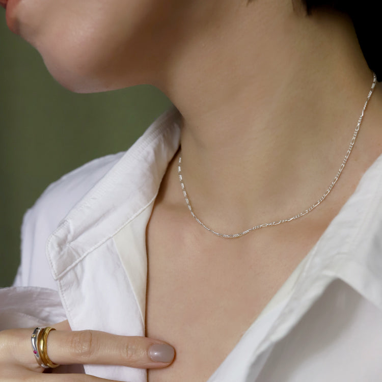 フィガロチェーンネックレス SV 38cm