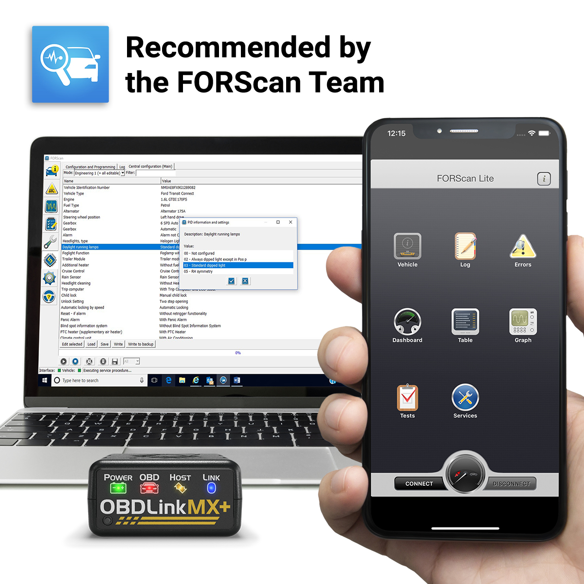 OBDLink® MX+ - Outstanding Bluetooth-Compatible OBD II Scan Tool
