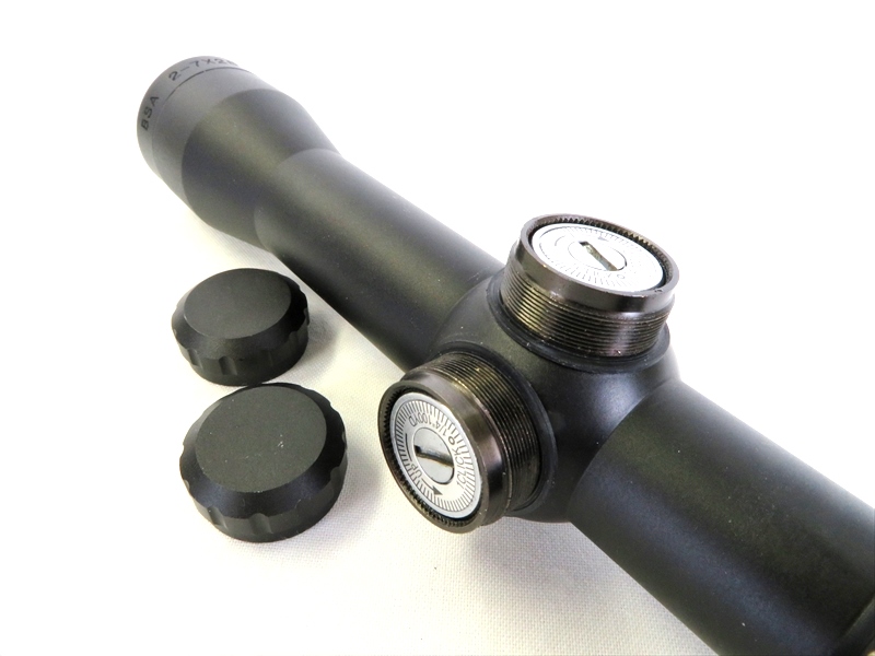 BSA製ピストルスコープ 2-7×28（実銃対応）正規品｜トイガン、ドット