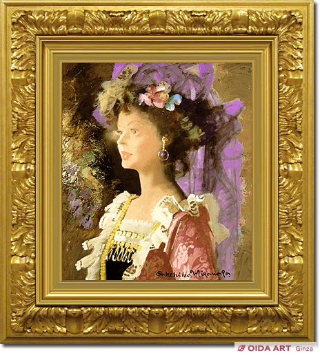 宮永岳彦 婦人像 | 絵画など美術品の販売と買取 | 東京・銀座 おいだ美術