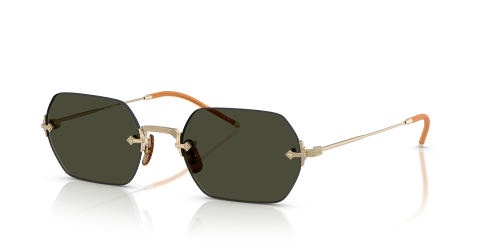 Oliver Peoples TK-13 with Gold frame and G-15 lenses | Oliver