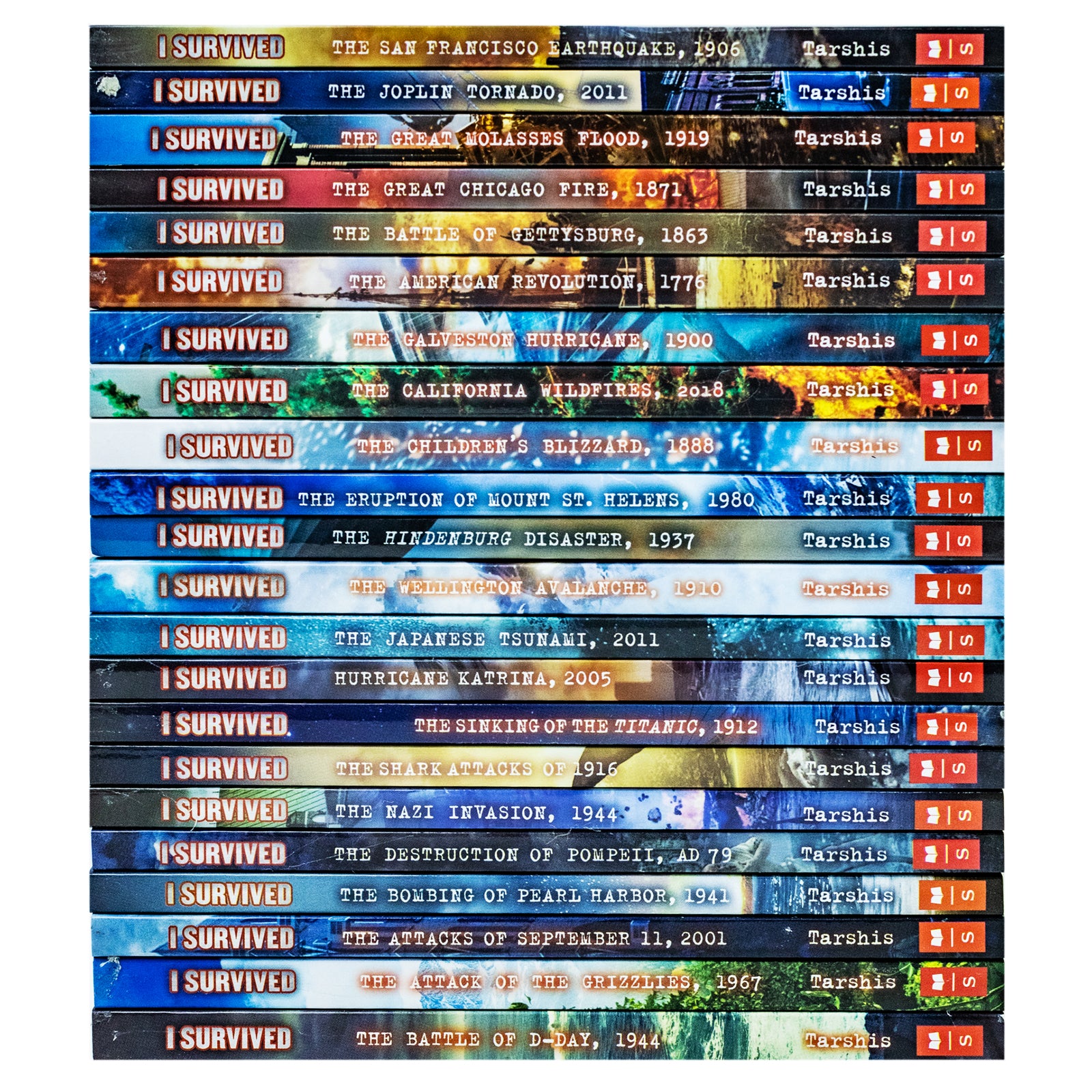 I Survived Series by Lauren Tarshis - A 22 Book Collection