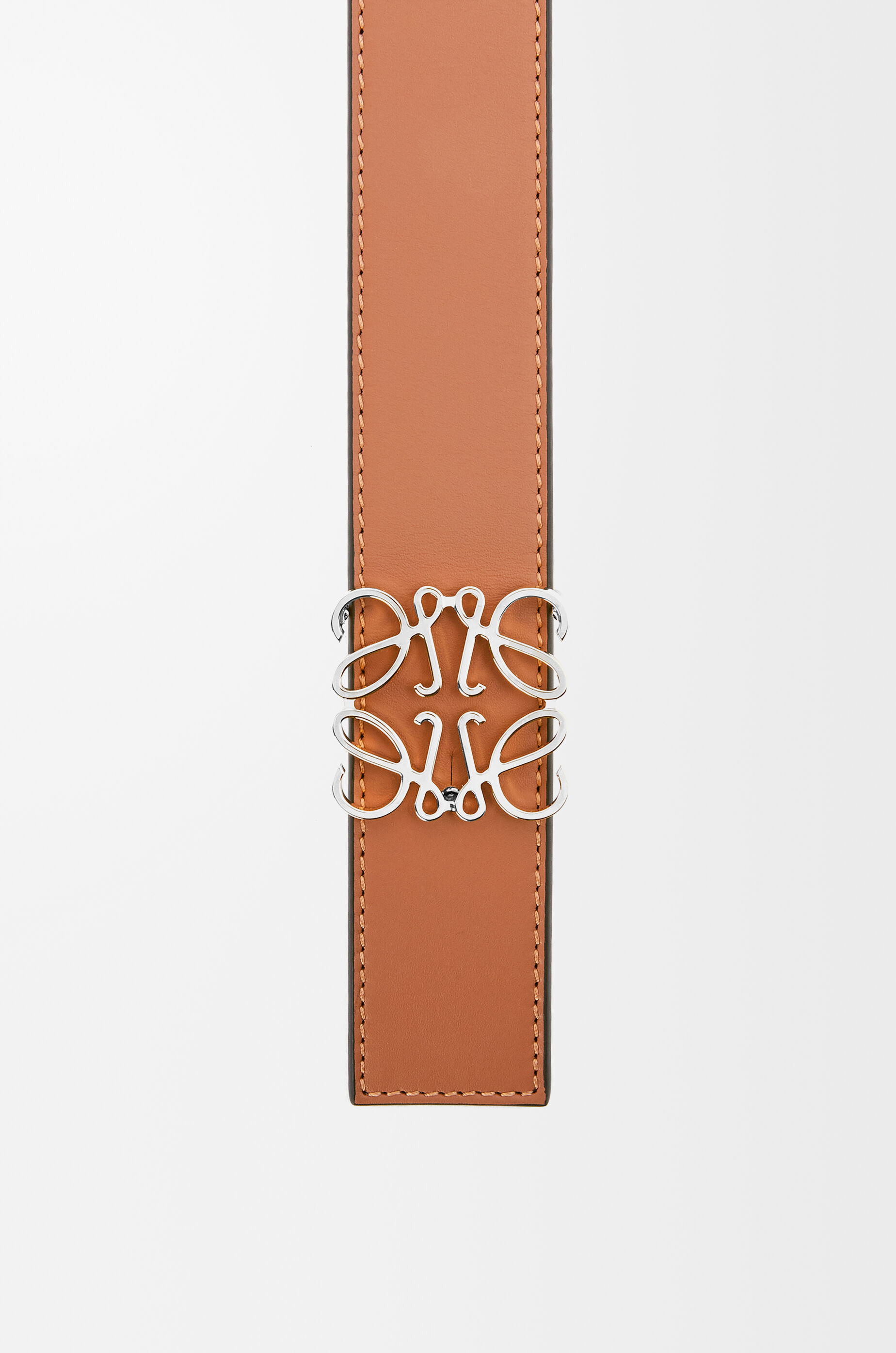 リバーシブル アナグラム ベルト（スムースカーフ） ブラック - LOEWE