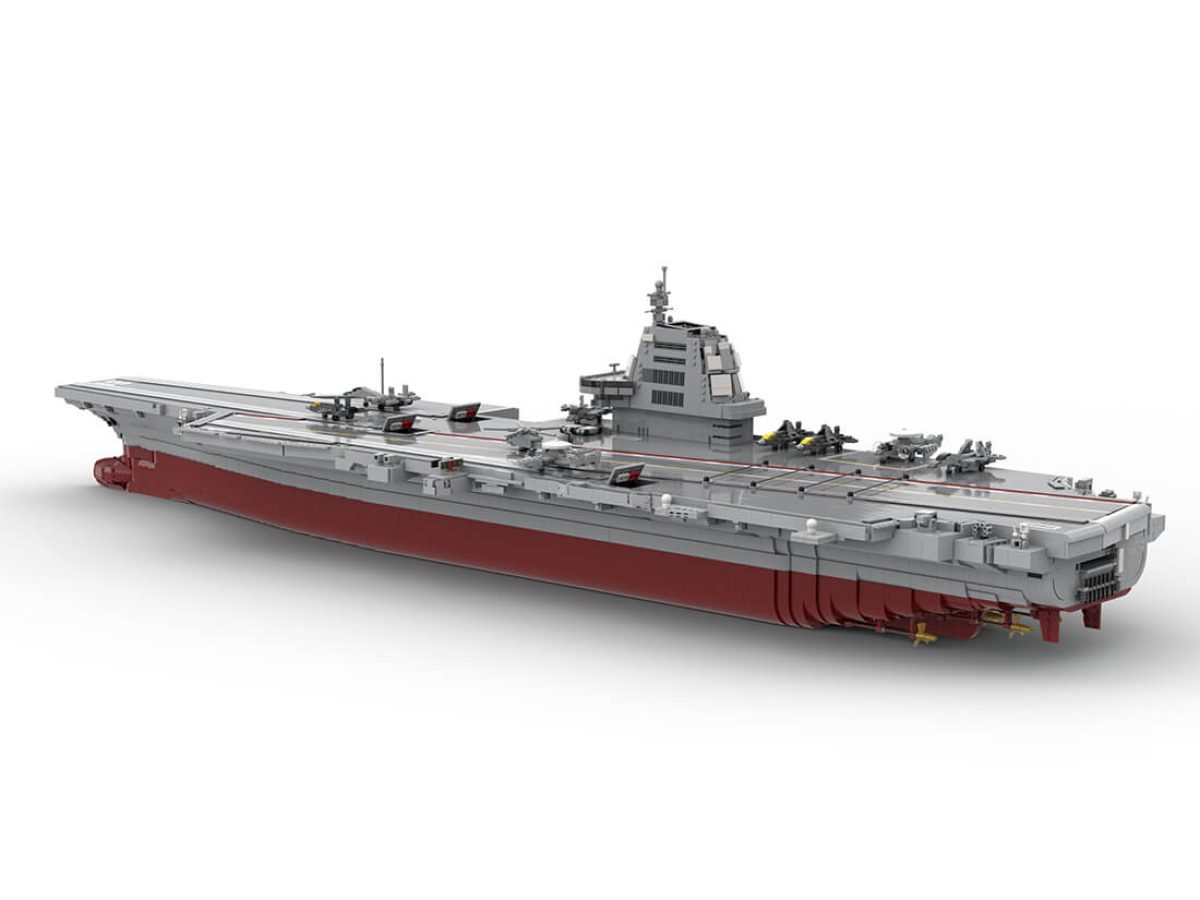 1/200 Chinese Navy CV-18 Aircarrier Assembly Model(9430PCS)|Letbricks