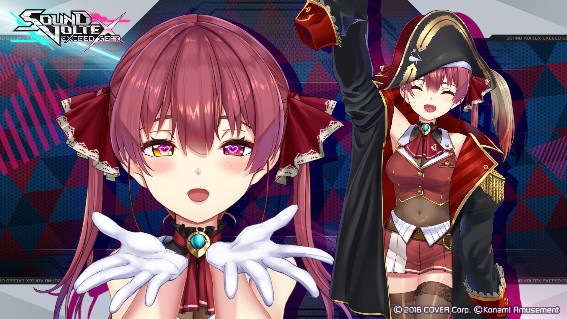 SOUND VOLTEX EXCEED GEAR × 宝鐘マリン | WORKS(制作実績) | Live2D