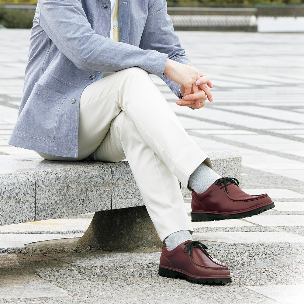 金谷製靴 金谷さんの柔らかチロリアンシューズ | ライトアップ