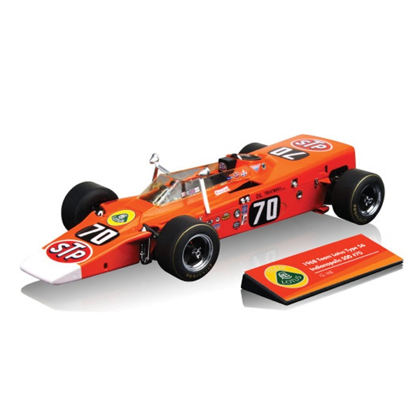 1:18 Scale. Graham Hill.1968 Team Lotus Type 56 Indianapolis 500
