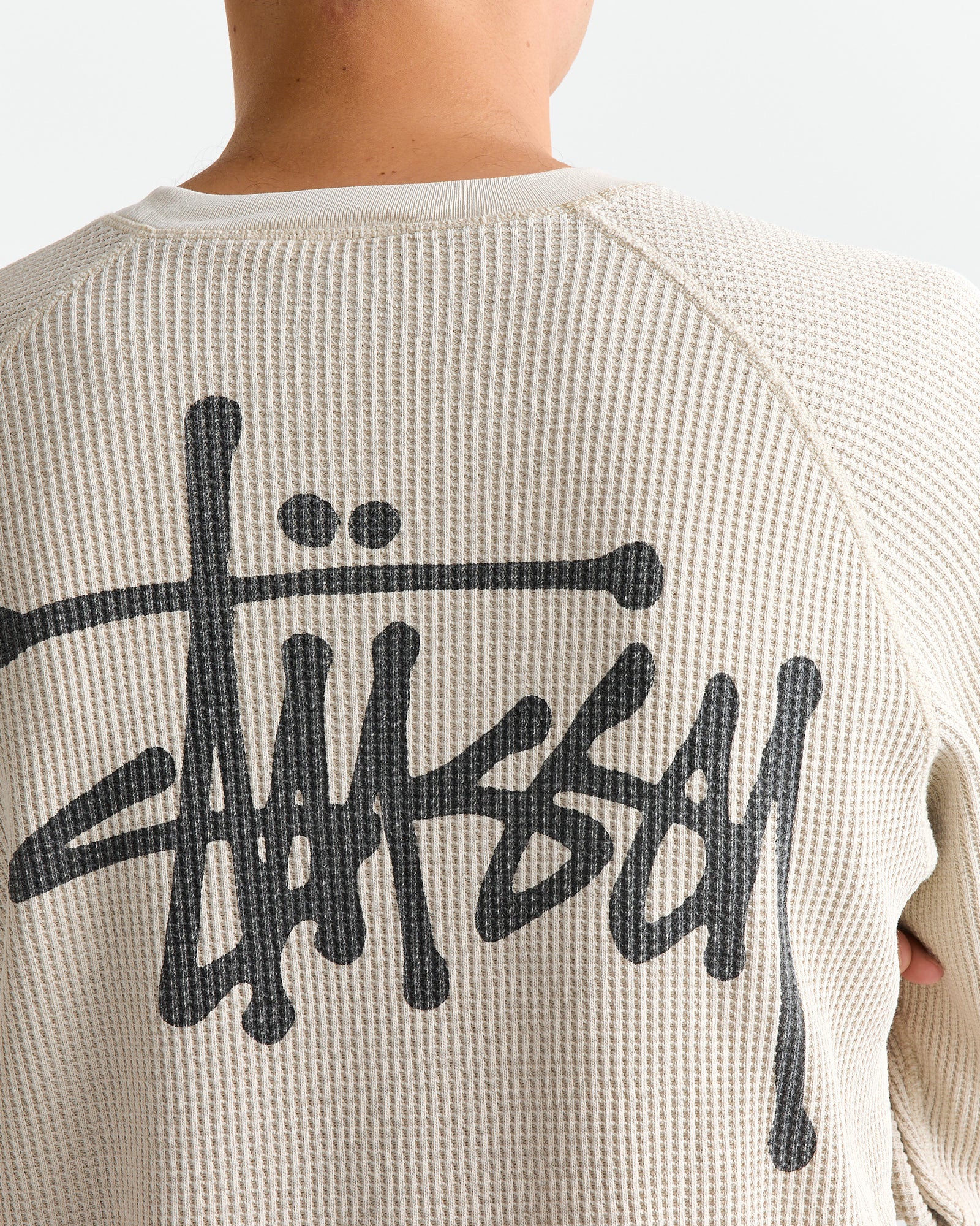 stussy BASIC STÜSSY THERMAL グレーサーマル xs Basic Stüssy Thermal
