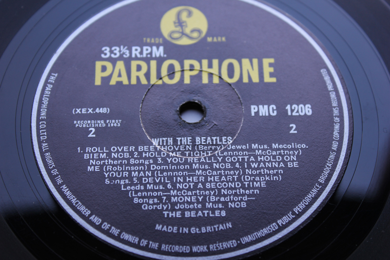 Beatles With The Beatles 1st UK Press 1N 1N Jobete Credit Rare