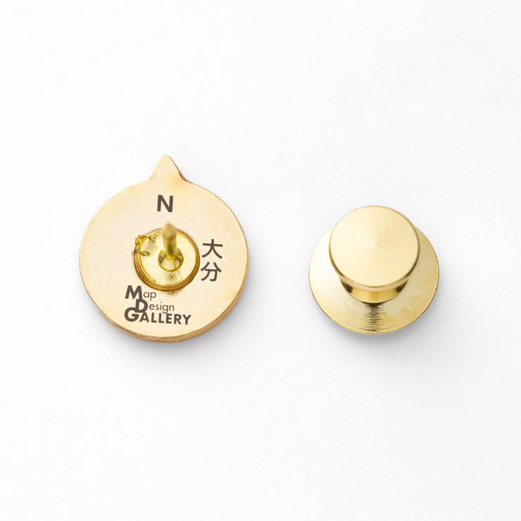 47palette カラーピンズプラス(2種)/44大分県｜地図グッズ｜Map Design