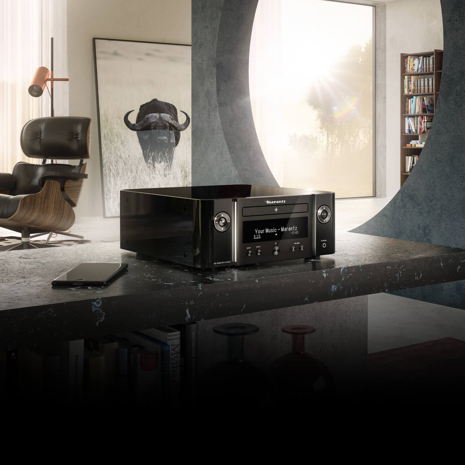 M-CR612 - Compact Network Audio Player and CD Player Powered by