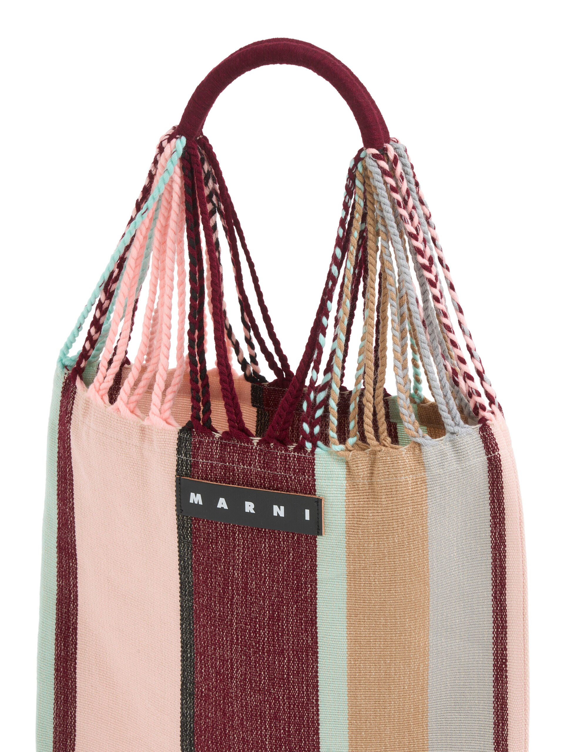 レッド マルチカラー MARNI MARKET HAMMOCK クロシェバッグ | Marni